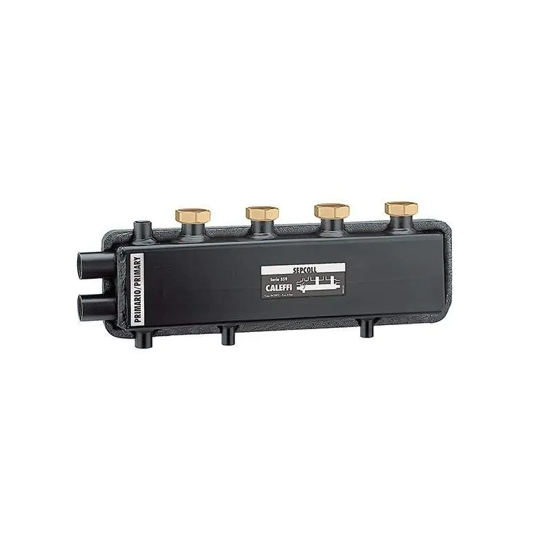 Collecteur-séparateur hydraulique corps acier SEPCOLL 2 Caleffi 559220