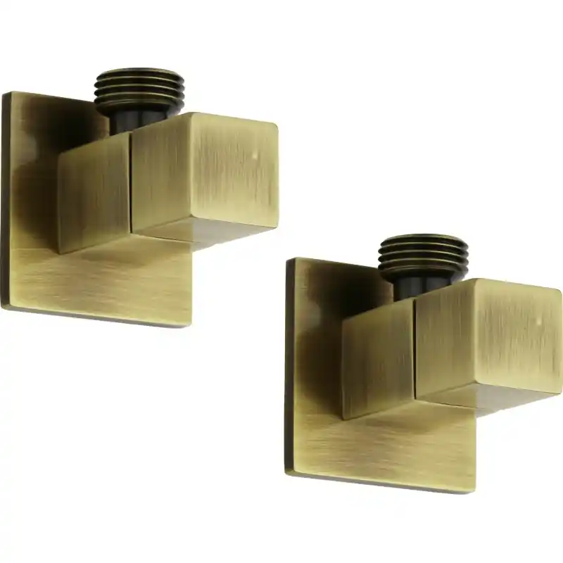Paire de robinets d‘équerre modèle bronze Sphera