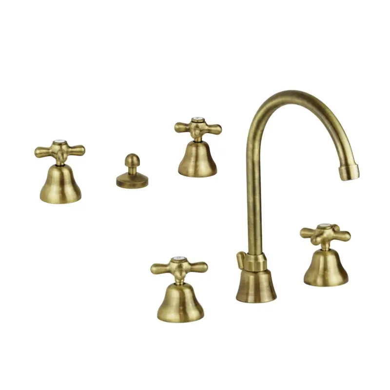 Robinet à trois trous de couleur bronze pour la rénovation Gattoni Calypso KITCALY1BR