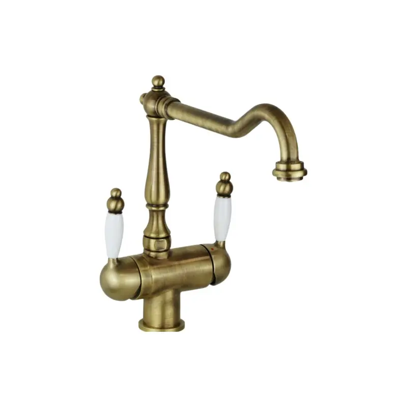 Mitigeur d‘évier de cuisine à 3 voies avec eau purifiée de couleur bronze Webert D920821065