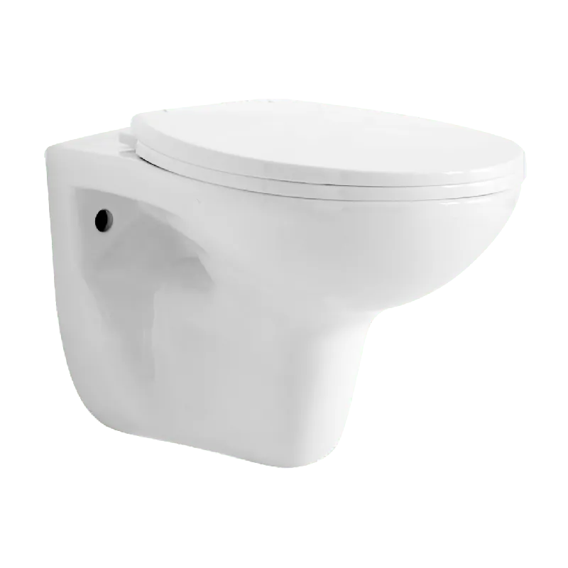 Linie Lina wc suspendu Blanc Brillant sans rebord de chasse