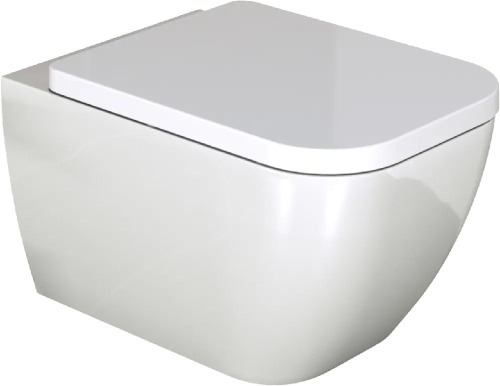 Luca Varess Cordaro wc suspendu Blanc Brillant sans rebord