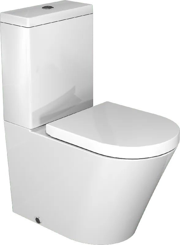 Luca Varess Calibro wc à poser blanc brillant sans rebord