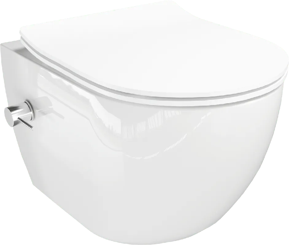 Luca Varess Moreno bidet Blanc Brillant sans rebord