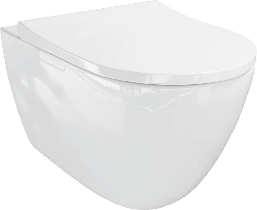 Luca Varess Vinto wc suspendu Blanc Brillant sans rebord
