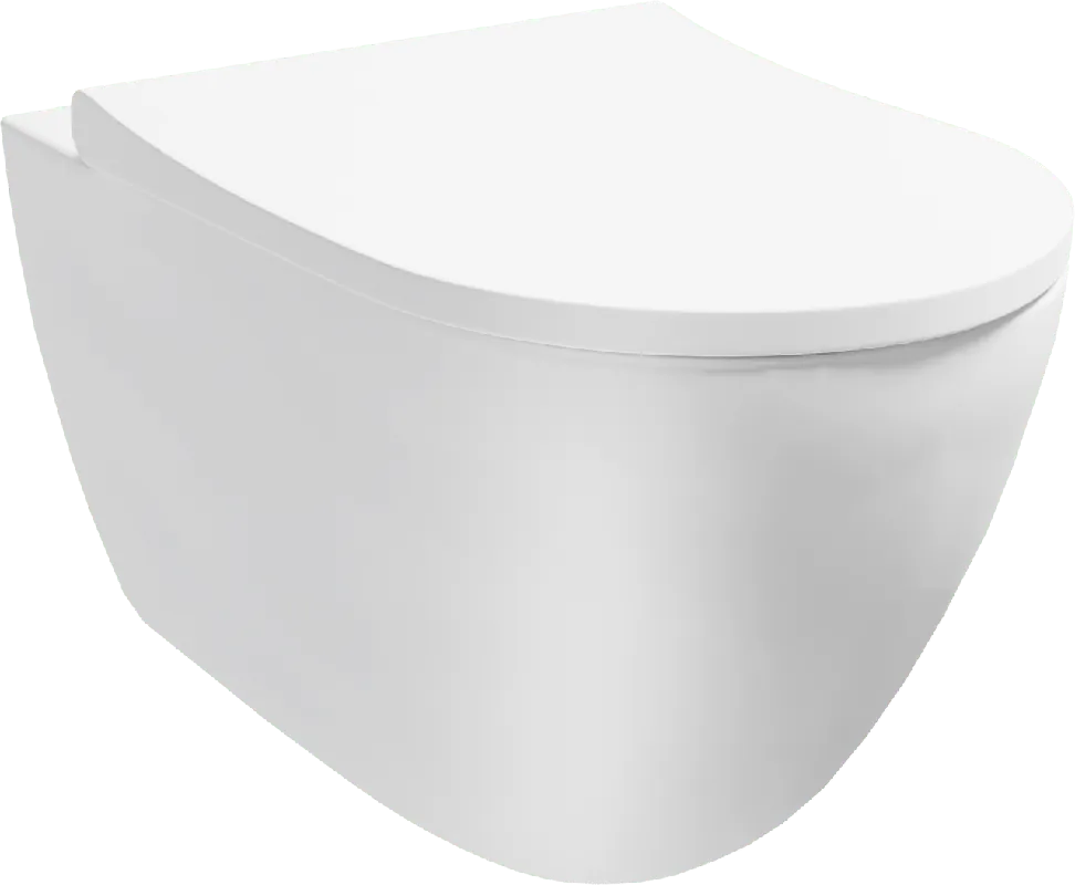 Luca Varess Vinto wc suspendu blanc mat sans rebord