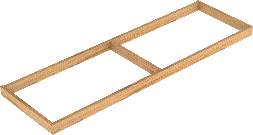 Balmani Lucida socle pour meuble sous-vasque teck 150 x 55 cm