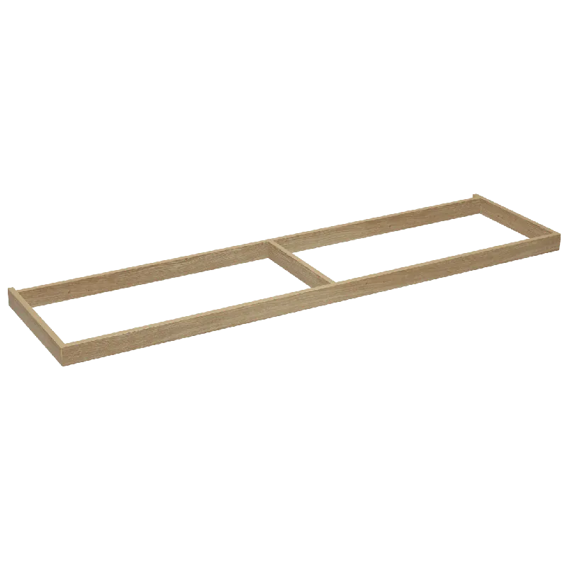 Balmani Lucida socle pour meuble sous-vasque chêne brut 180 x 55 cm