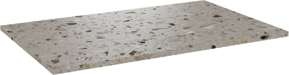 Balmani Stretto tablette simple terrazzo greige 90 x 55 cm