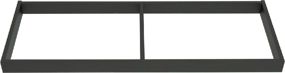 Balmani Lucida socle pour meuble sous-vasque chêne noir 120 x 55 cm