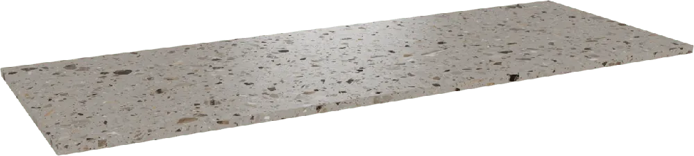 Balmani Stretto tablette simple ou double terrazzo greige 150 x 55 cm