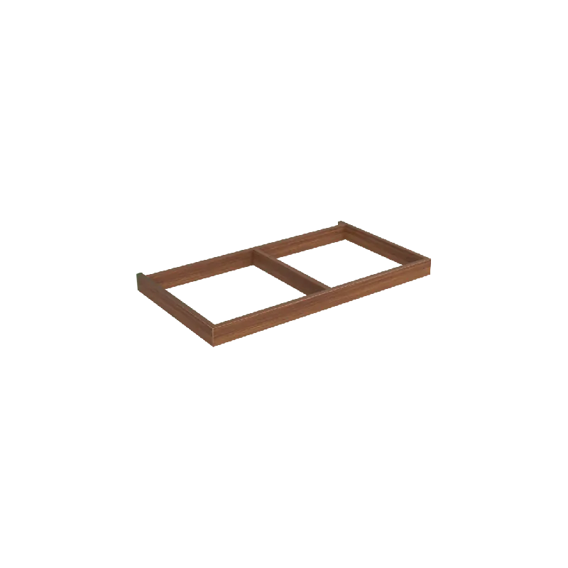 Balmani Lucida socle pour meuble sous-vasque noyer Américain 90 x 55 cm