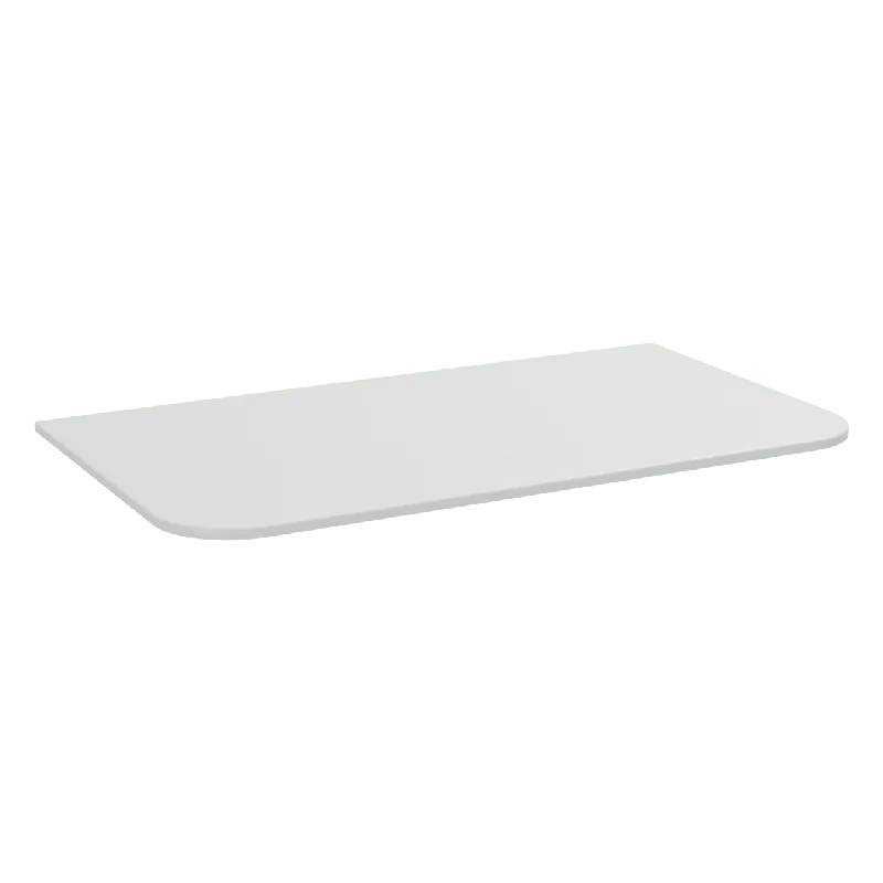 Storke Tavola Soft tablette simple solid surface blanc mat 80 x 46 cm