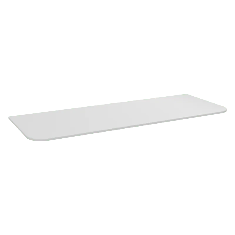 Storke Tavola Soft tablette simple ou double solid surface blanc mat 120 x 46 cm