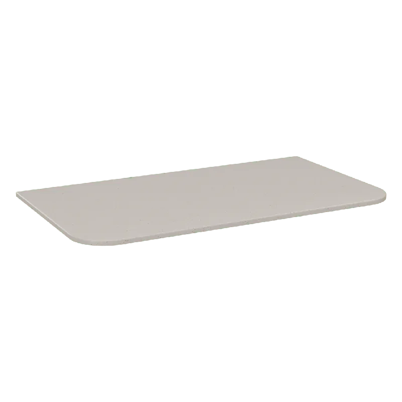 Storke Tavola Soft tablette simple solid surface beige granite 80 x 46 cm