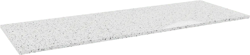 Storke Tavola tablette simple ou double blanc/noir terrazzo mat 150 x 52 cm