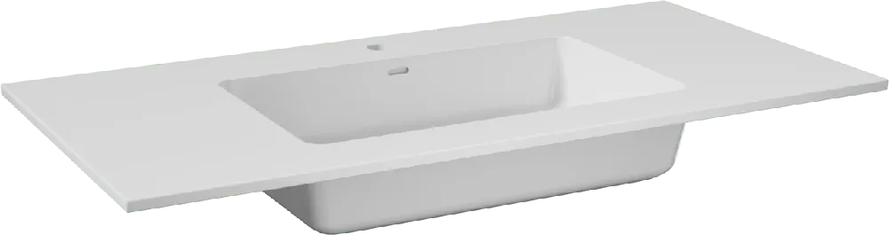 Storke Bilia plan simple marbre composite brillant 105 x 52 cm