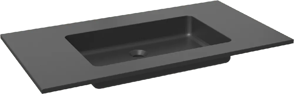 Storke Scuro plan simple quartz mat 95 x 52 cm