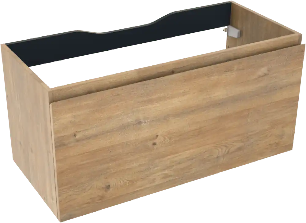 Linie Lado meuble sous-vasque suspendu 100 x 46 cm chêne naturel 1 tiroir
