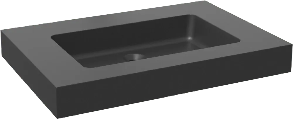 Storke Scuro High plan simple quartz mat 75 x 52 cm