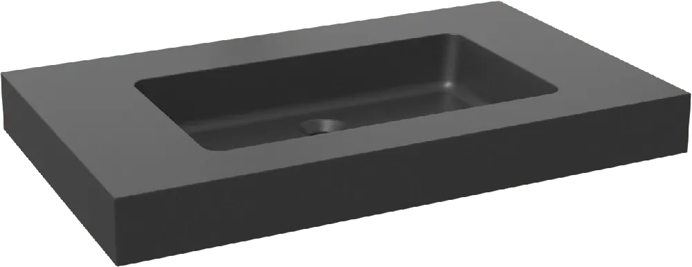Storke Scuro High plan simple quartz mat 85 x 52 cm