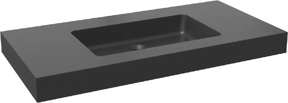 Storke Scuro High plan simple quartz mat 105 x 52 cm