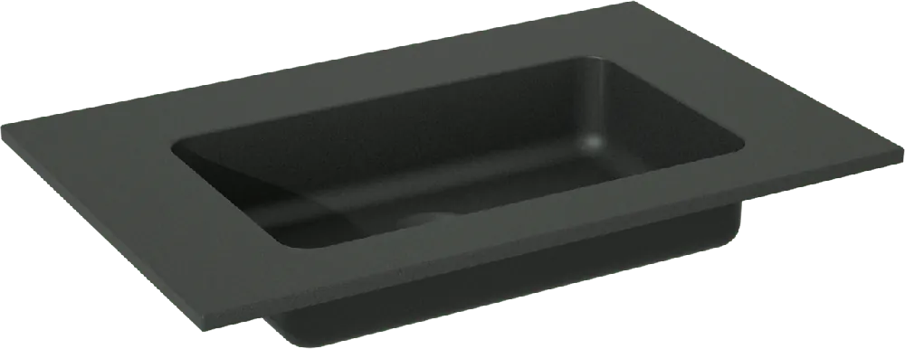 Storke Scuro plan simple quartz mat 60 x 40 cm