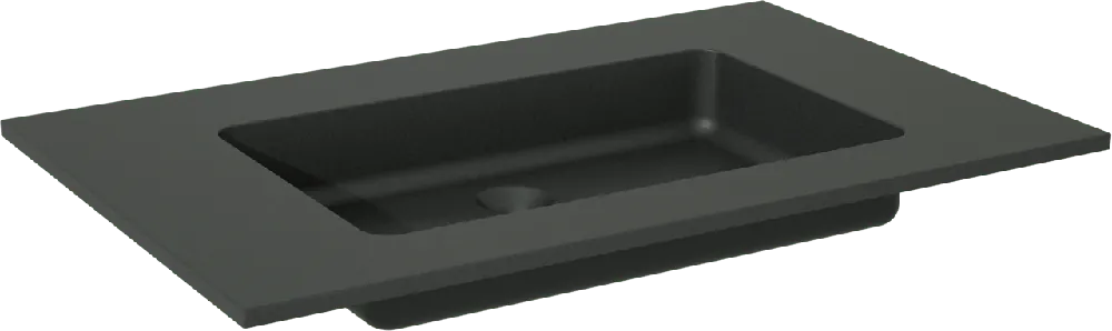 Storke Scuro plan simple quartz mat 85 x 52 cm