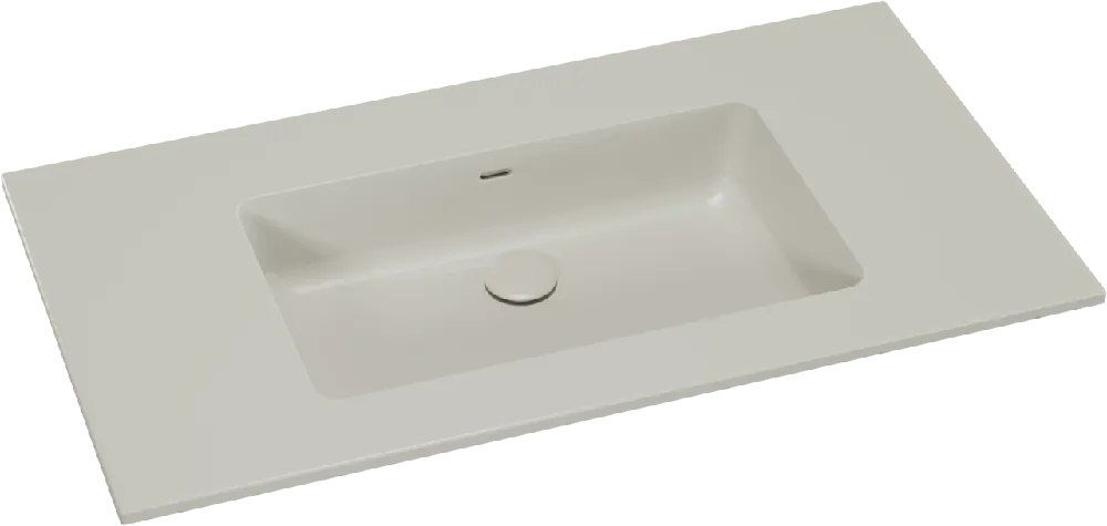 Storke Diva plan simple top solid soie grise matte 95 x 52 cm