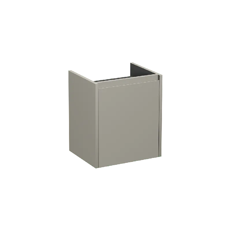 Storke Seda meuble sous-vasque suspendu 45 x 35 cm soie grise porte