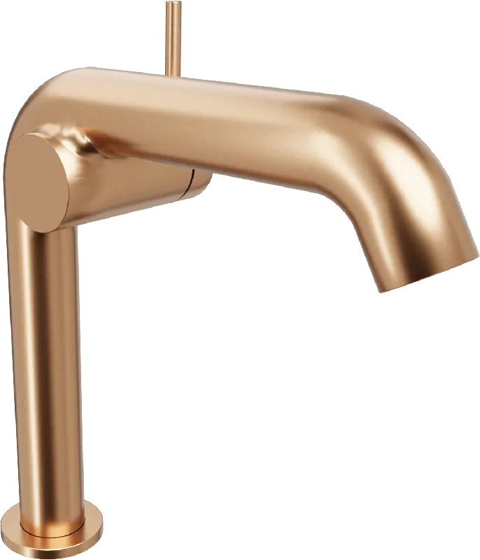 Blaufoss Round M EcoStart robinet de lavabo standard brushed rosegold