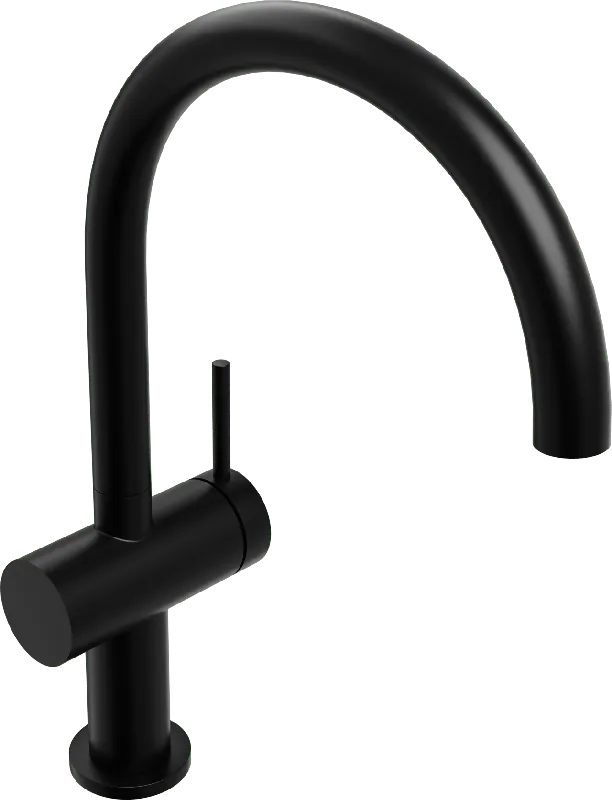 Blaufoss Round 360 EcoStart robinet de lavabo Abaissé noir mat