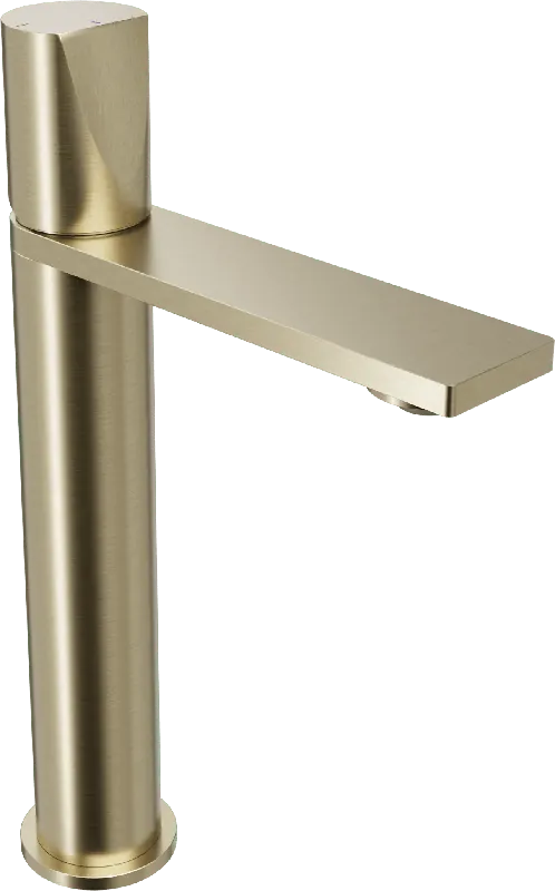 Blaufoss Eris EcoStart robinet de lavabo surélevé Brushed Champagne Gold
