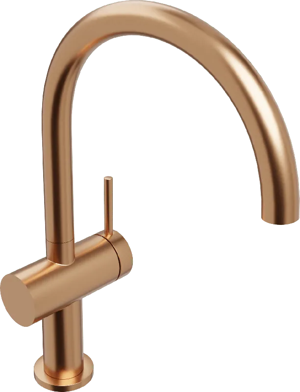 Blaufoss Round 360 EcoStart robinet de lavabo Abaissé Brushed Rosegold