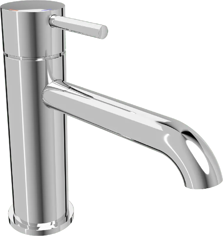 Blaufoss Round 2.0 EcoStart robinet de lavabo standard Chrome Brillant