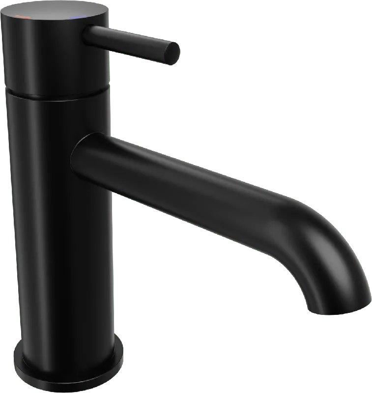 Blaufoss Round 2.0 EcoStart robinet de lavabo standard Noir Mat