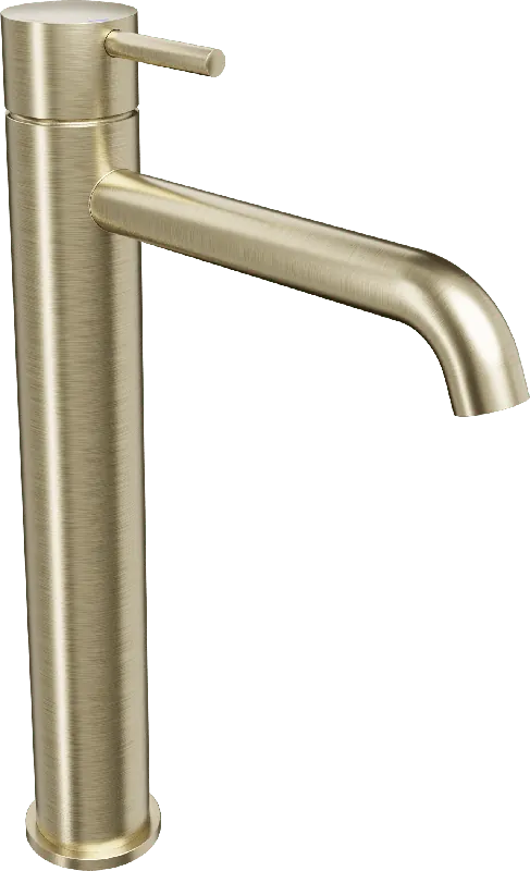 Blaufoss Round 2.0 EcoStart robinet de lavabo surélevé Brushed Champagne Gold