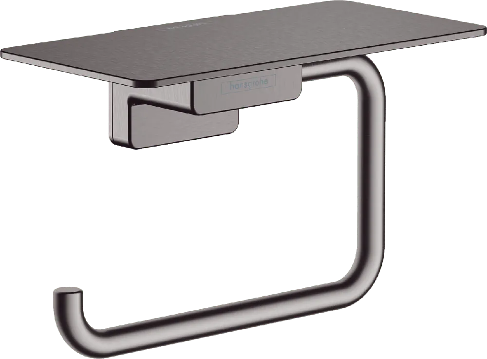 Hansgrohe AddStoris Porte-rouleau de papier toilette Brushed Black Chrome