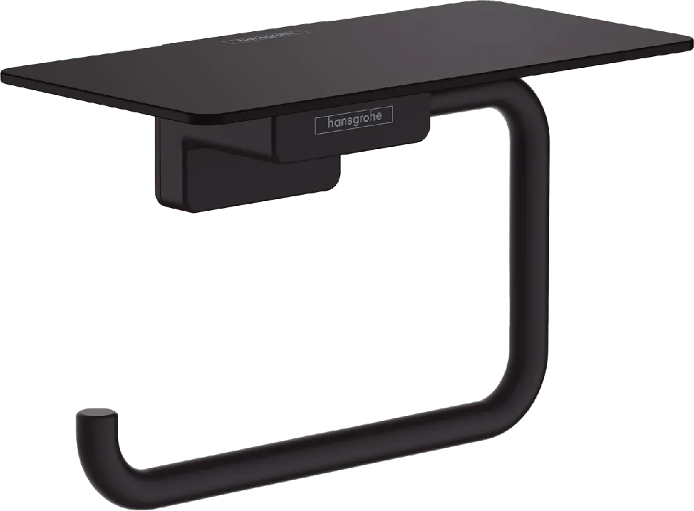 Hansgrohe AddStoris Porte-rouleau de papier toilette noir mat