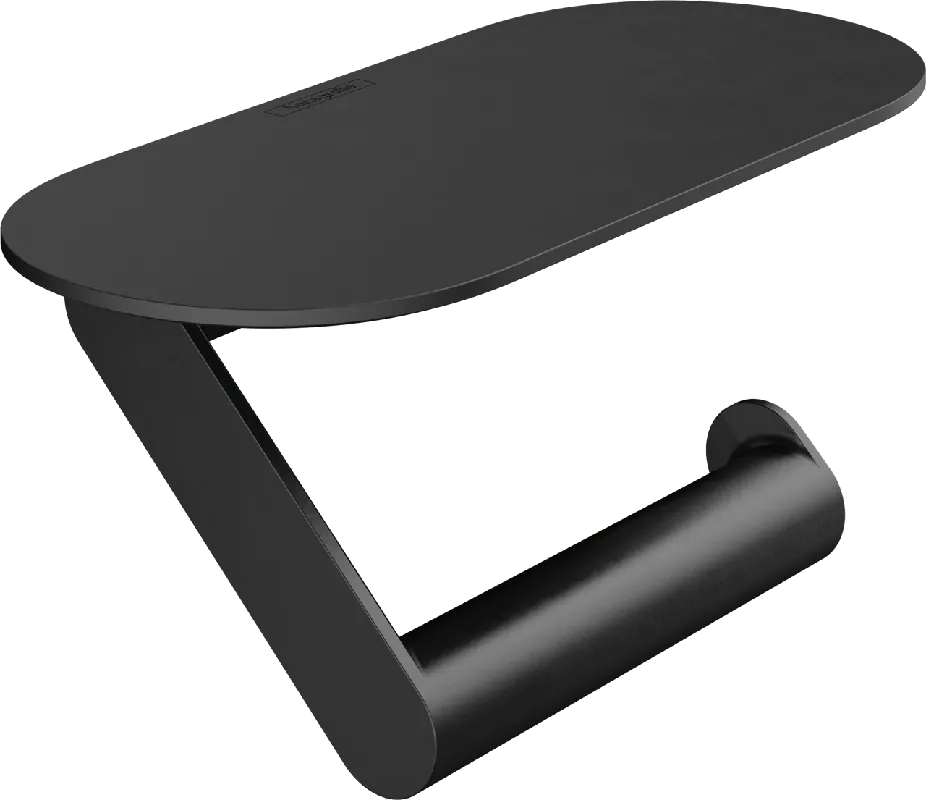 Hansgrohe WallStoris Porte-rouleau de papier toilette noir mat