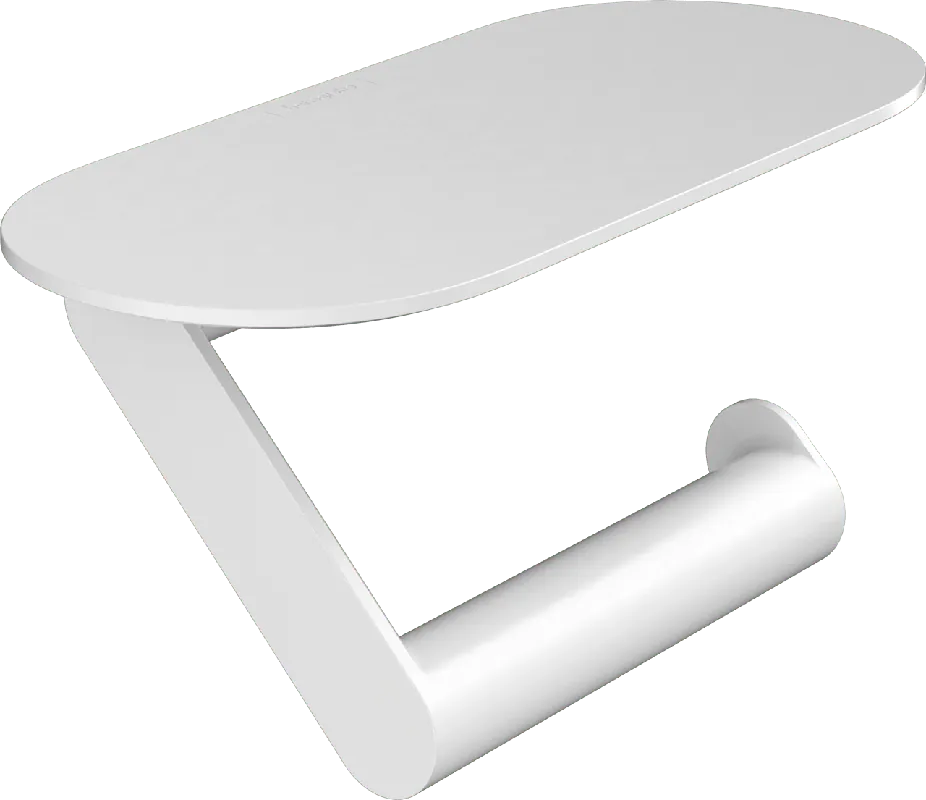 Hansgrohe WallStoris Porte-rouleau de papier toilette Blanc Mat