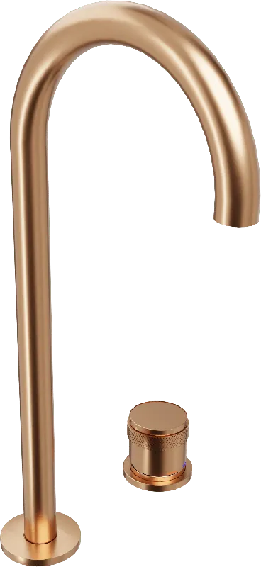 Blaufoss Pavilion Curve robinet de lavabo haut Brushed Rosegold