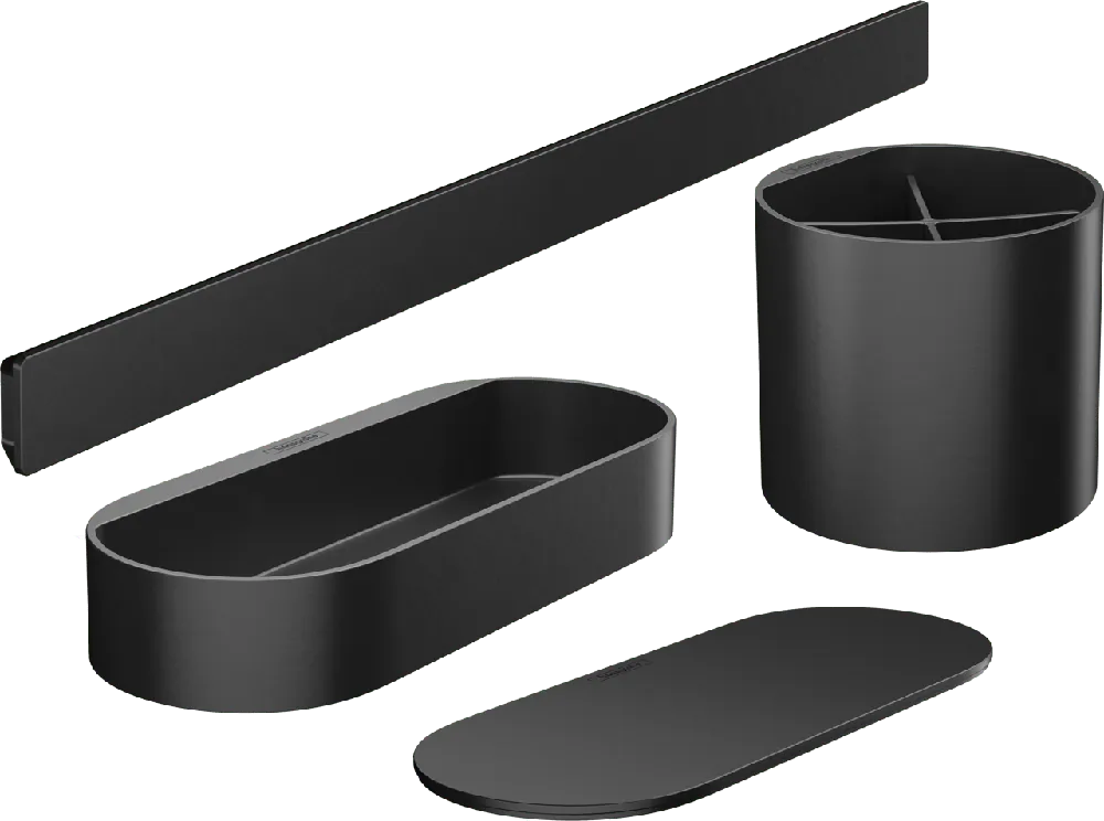 Hansgrohe WallStoris Set de salle de bain noir mat