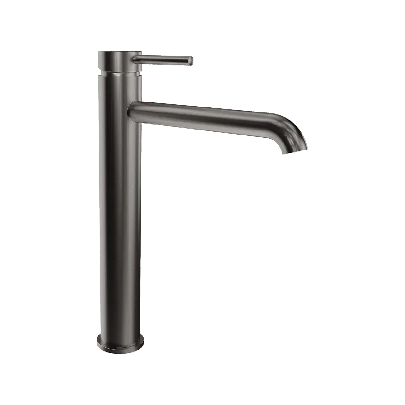 Blaufoss Round robinet de lavabo haut GunMetal brossé