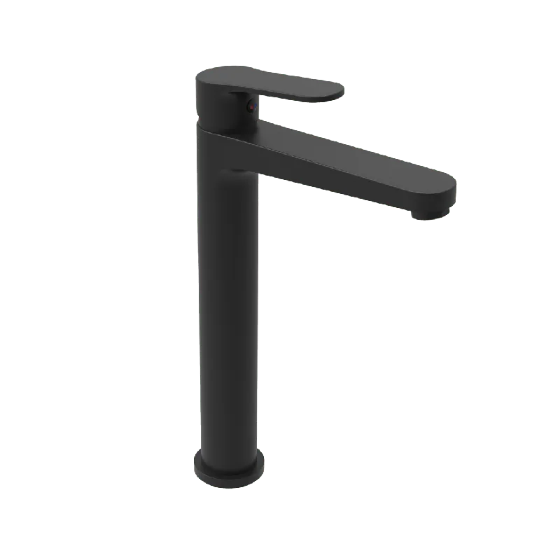 Linie Astor robinet de lavabo haut noir mat