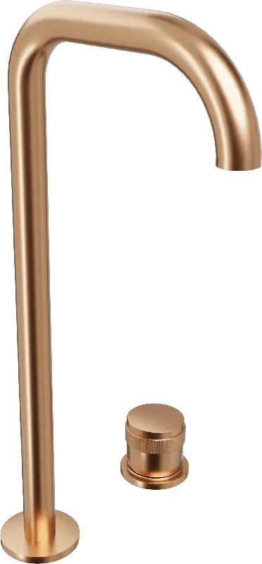 Blaufoss Pavilion Flat robinet de lavabo haut Brushed Rosegold