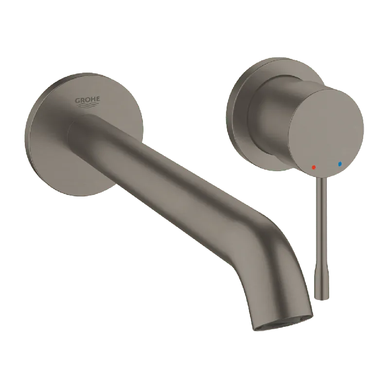 Grohe Essence robinet mural lavabo Brushed Hard Graphite