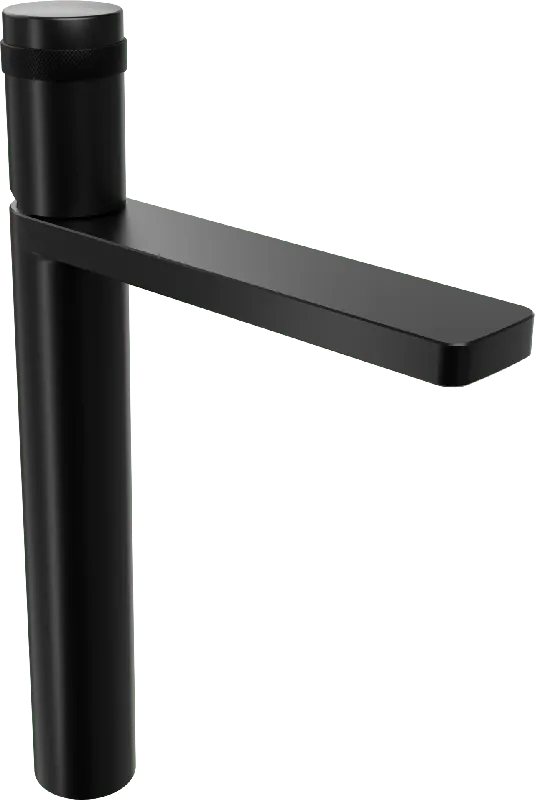 Blaufoss Sonic robinet de lavabo haut noir mat