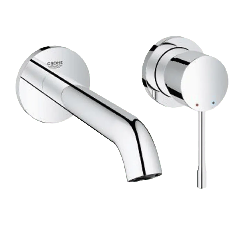 Grohe Essence robinet mural lavabo chrome brillant