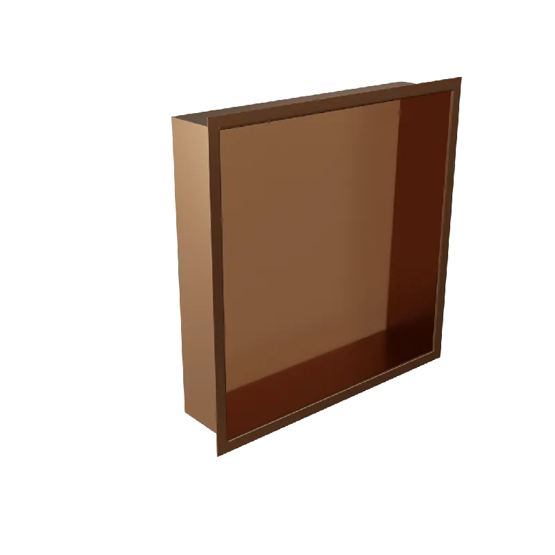 Blaufoss Box Niche encastrée, 30 x 30 cm, Brushed Rosegold